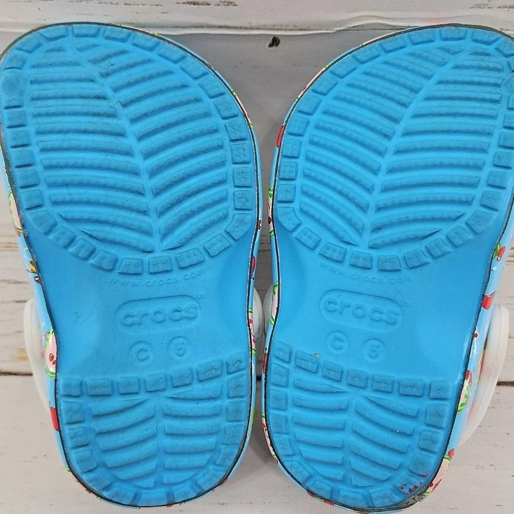 Crocs Toddlers Classic Cocomelon Clogs Electric‎ Blue Size C5 208851